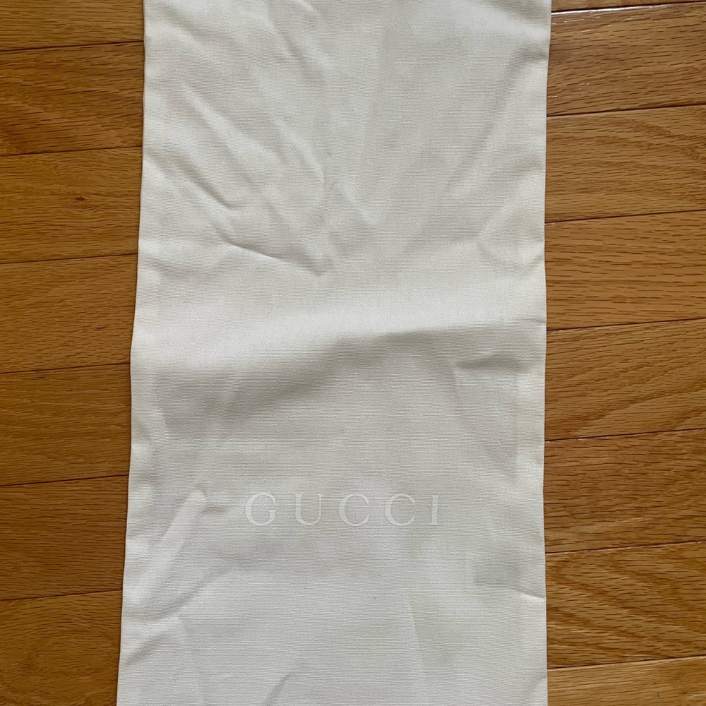 Gucci White Dust Bag